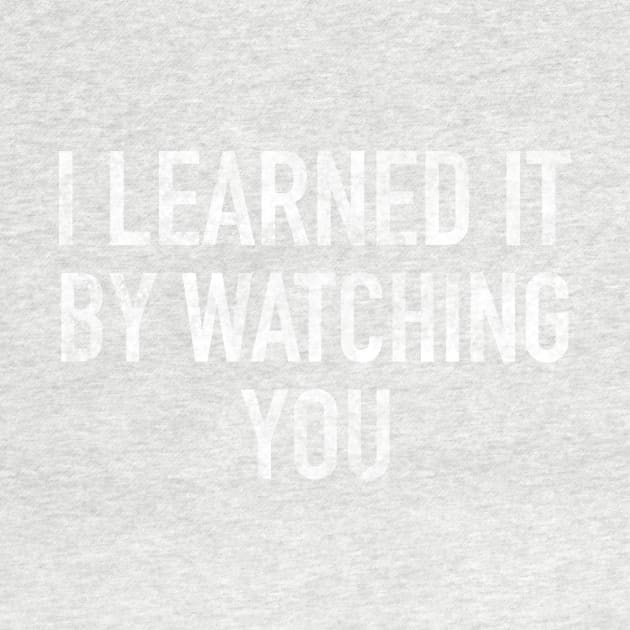 I Learned It By Watching You by The Straight Sh*t